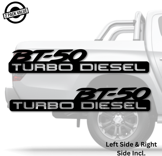 BT-50 Turbo Diesel Side Strip Twin Pack