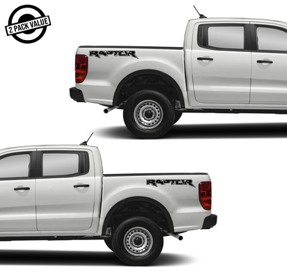 Distressed Raptor Side Decals - Twin Pack