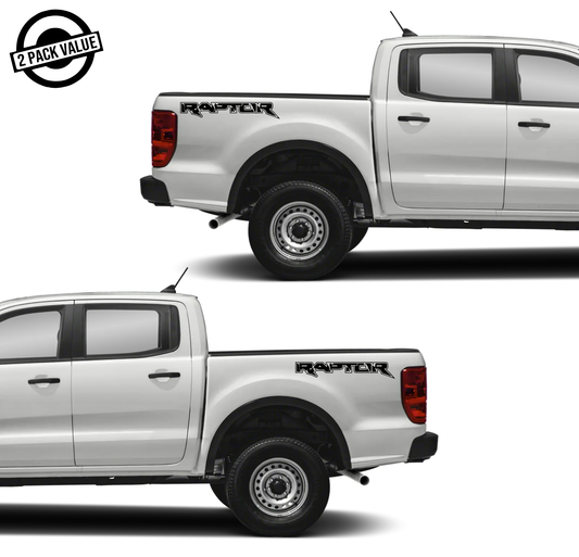 Distressed Raptor Side Decals - Twin Pack