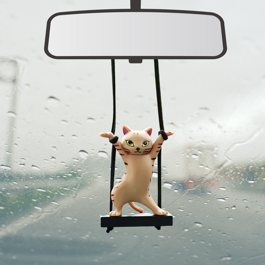 Rearview Mirror Swing Cat