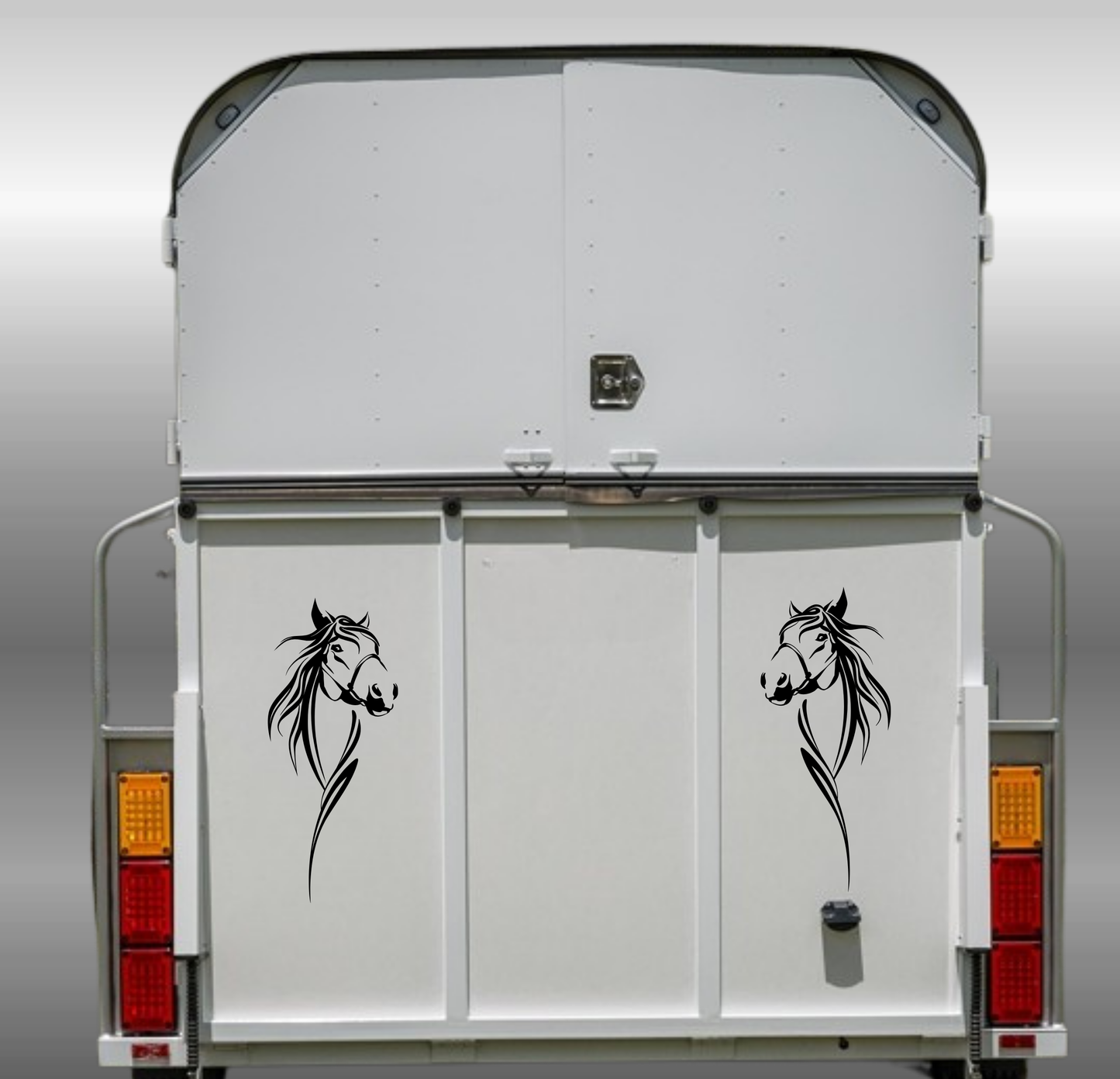 Large Horse Face - 2 Piece Mirrored Set