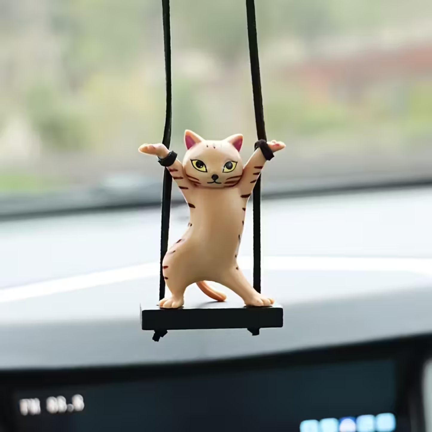 Rearview Mirror Swing Cat