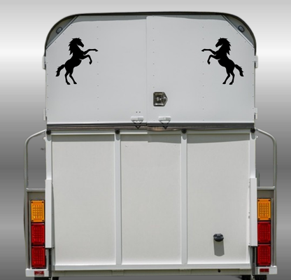 Horse Silhouette - 2 Piece Mirrored Set