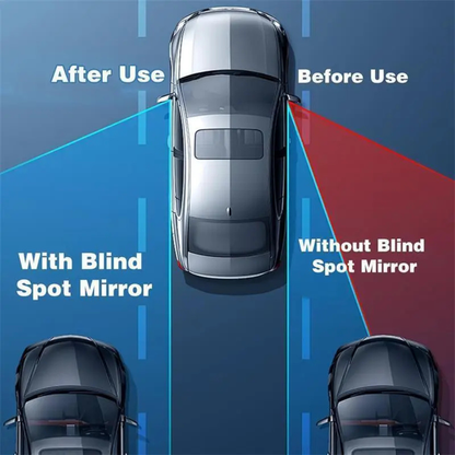 Heart Shape Blind Spot Mirrors - 2Pcs