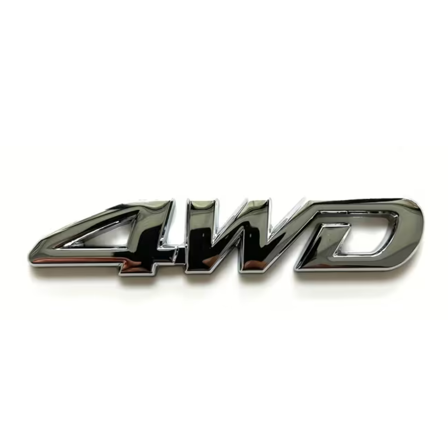 3D Pressed Metal Emblem - 4WD Script Badge