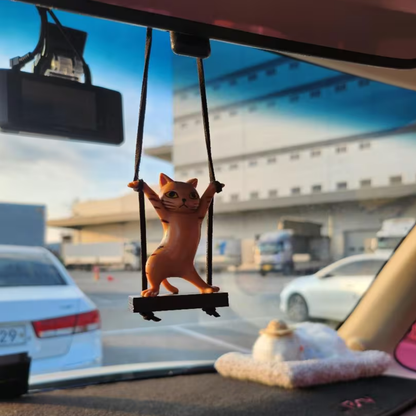 Rearview Mirror Swing Cat