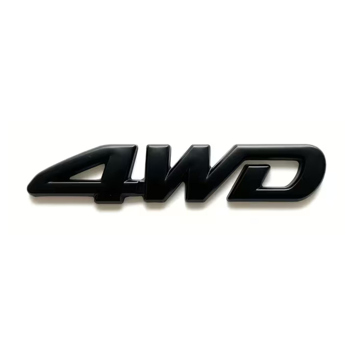 3D Pressed Metal Emblem - 4WD Script Badge