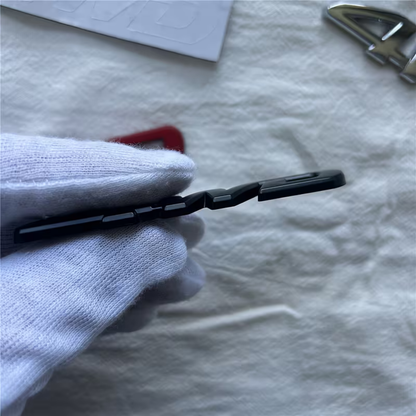 3D Pressed Metal Emblem - 4WD Script Badge