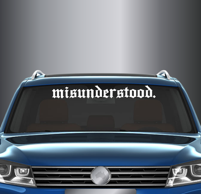 Misunderstood Banner