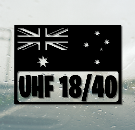 Australia Flag UHF 18/40 - Multiple Sizes