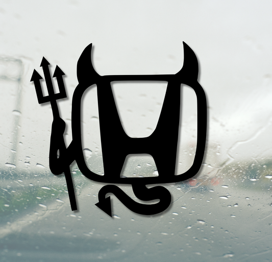 Devil Logo Dude - Honda