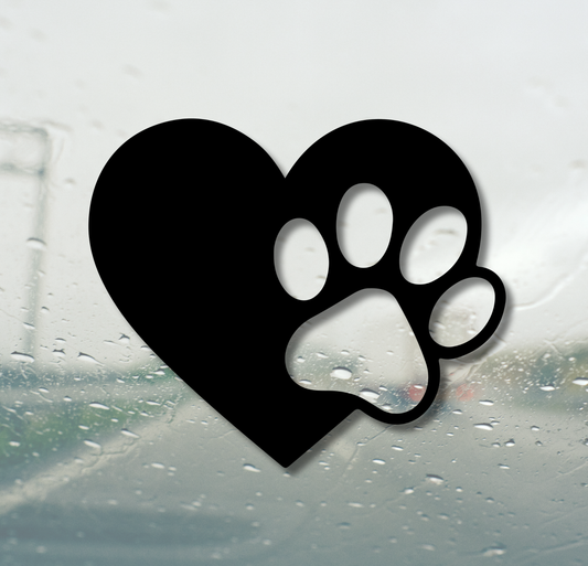 Love Heart with Paw