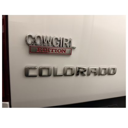 3D Pressed Metal Badge - Cowgirl Edition