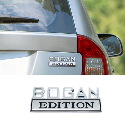 3D Silver Badge - Bogan Edition