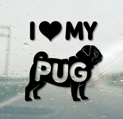 I Love My Pug