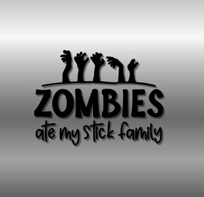 Zombies Ate My Stick Family