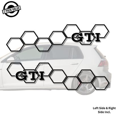 GTI Hexagonal Side Strips Twin Pack