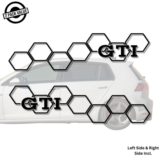 GTI Hexagonal Side Strips Twin Pack