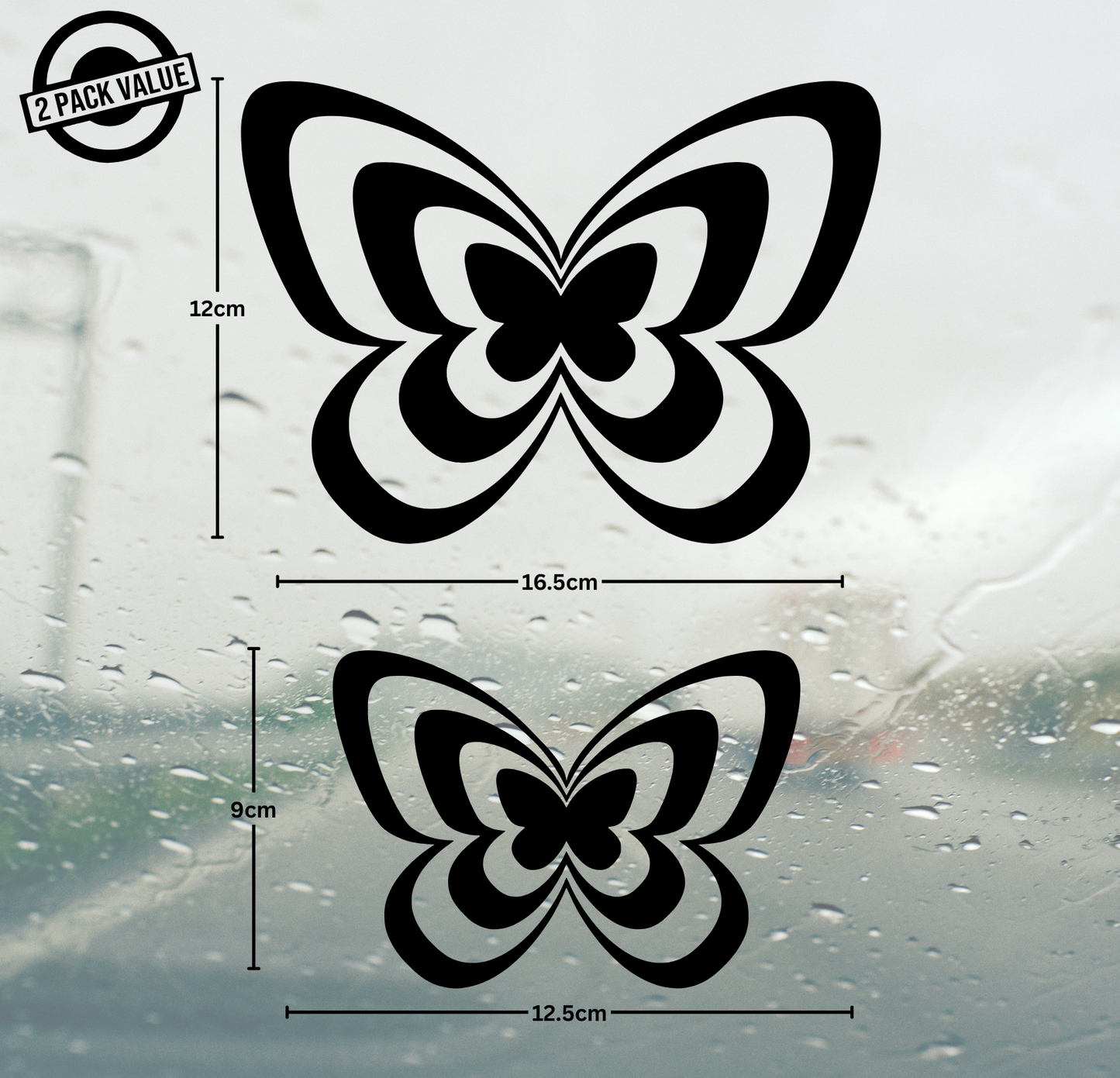 Hypno Butterflies - 2Pc Pack