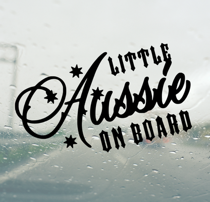 Little Aussie On Board