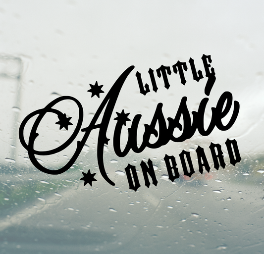 Little Aussie On Board
