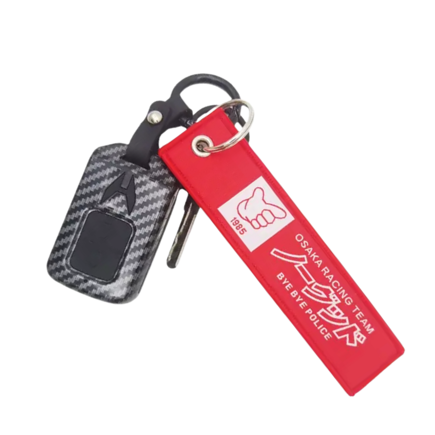Osaka 1985 'Bye Bye Police' Jet Tag - Red