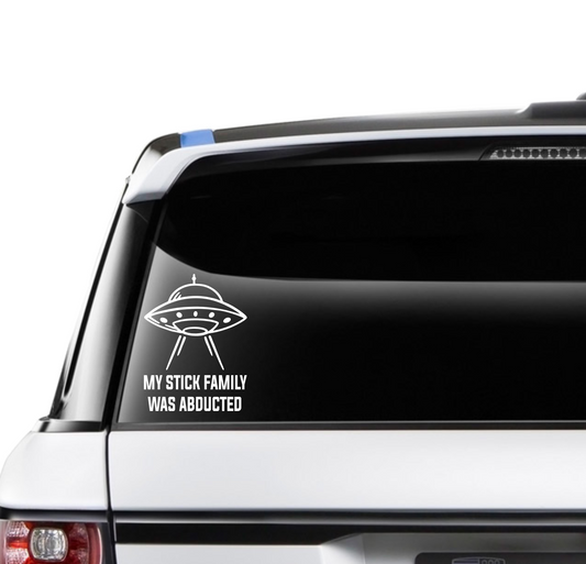 My Stick Family Was Abducted