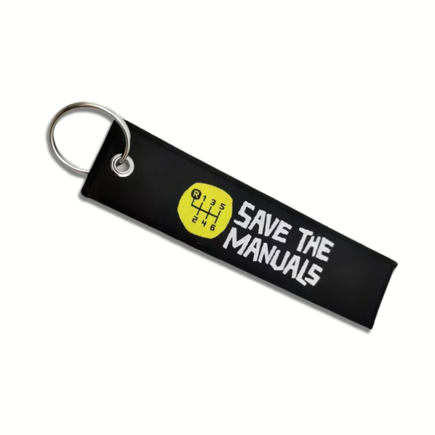 Save The Manuals Keyring Jet Tag