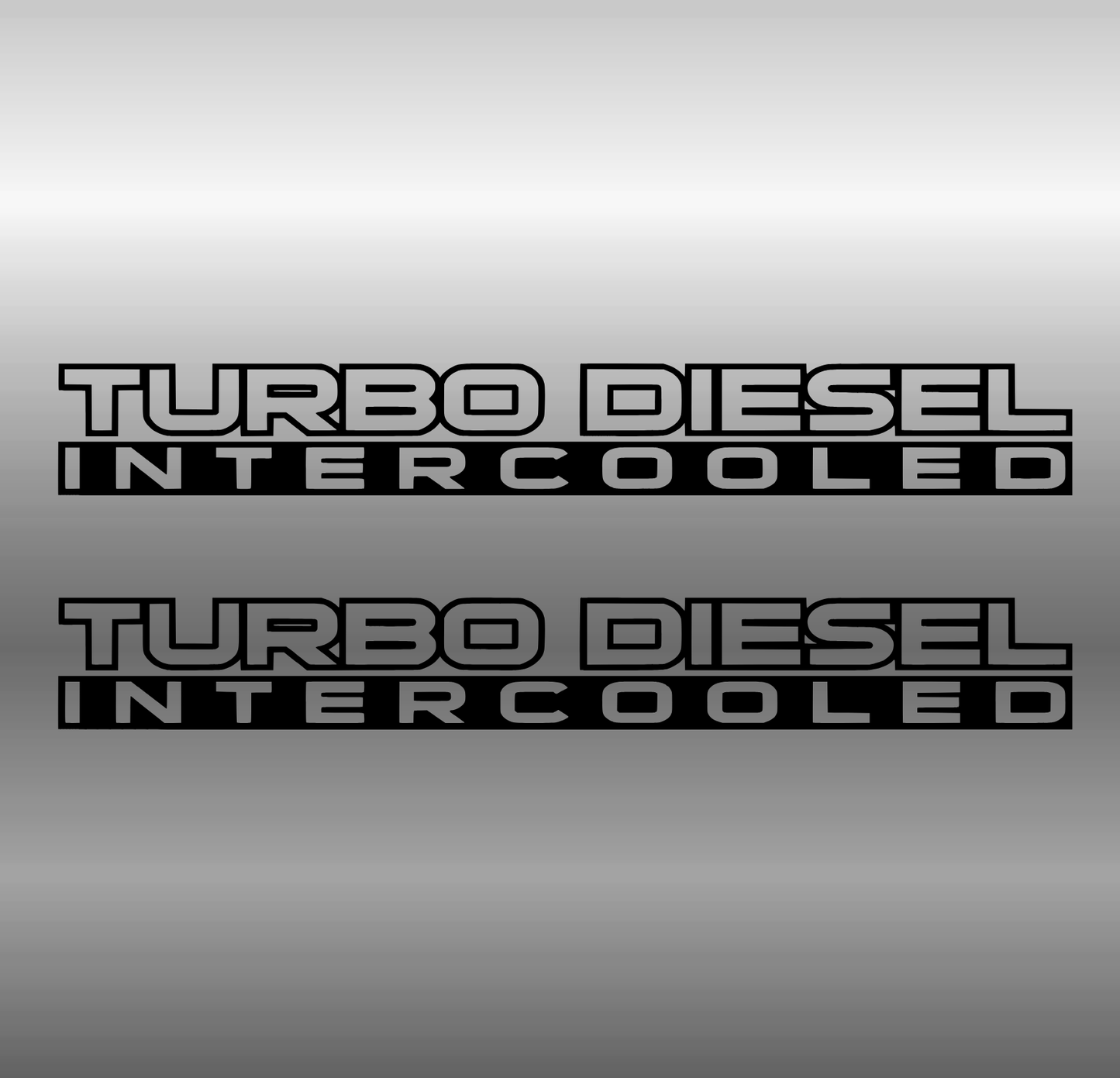 Turbo Diesel Intercooled Twin pack