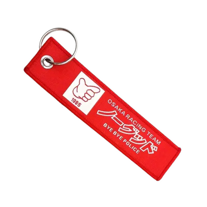 Osaka 1985 'Bye Bye Police' Jet Tag - Red