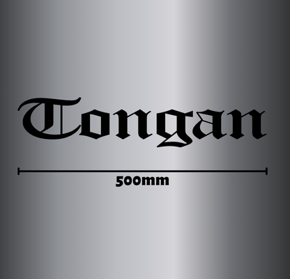 Tongan - XL Edition