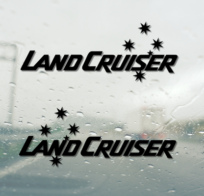 Landcruiser with Southern Cross Side Decals - Twin Pack