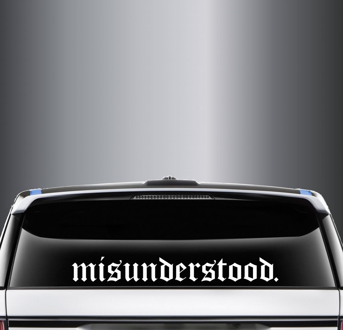 Misunderstood Window Sticker Car Windscreen Banners - Car Stickers Australia – CarStickers Australia