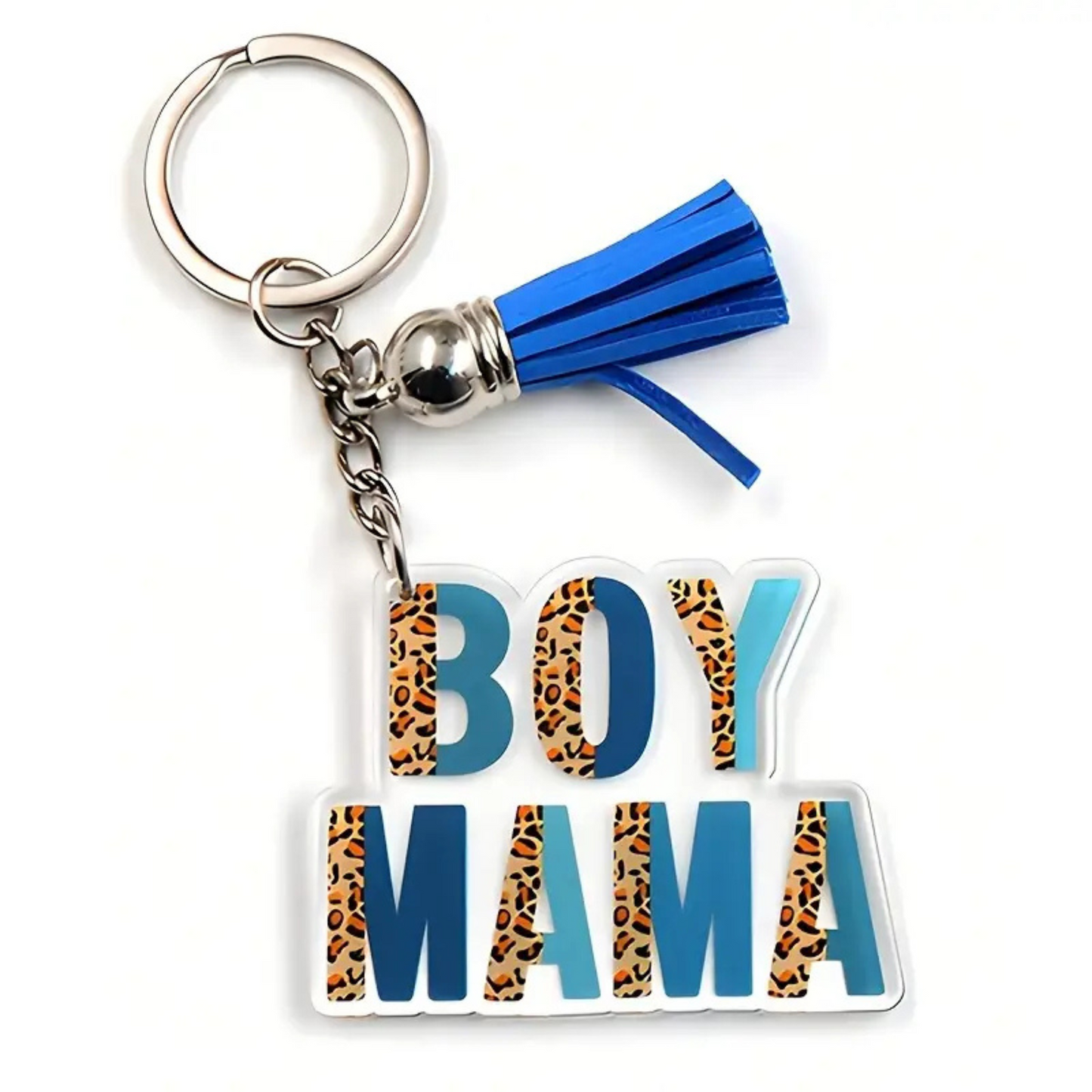 Mama Keyring with Animal Print