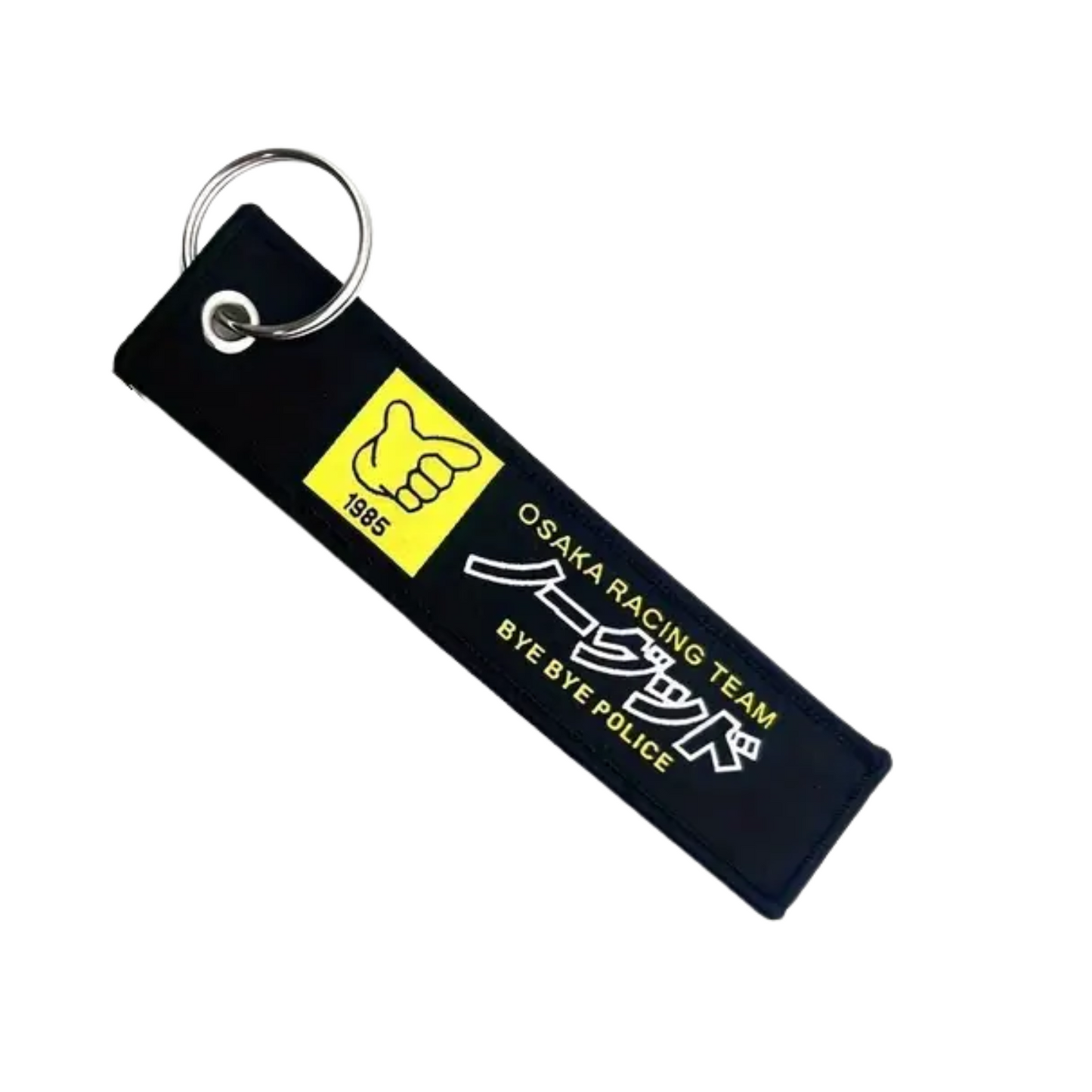 Osaka 1985 'Bye Bye Police' Jet Tag - Black