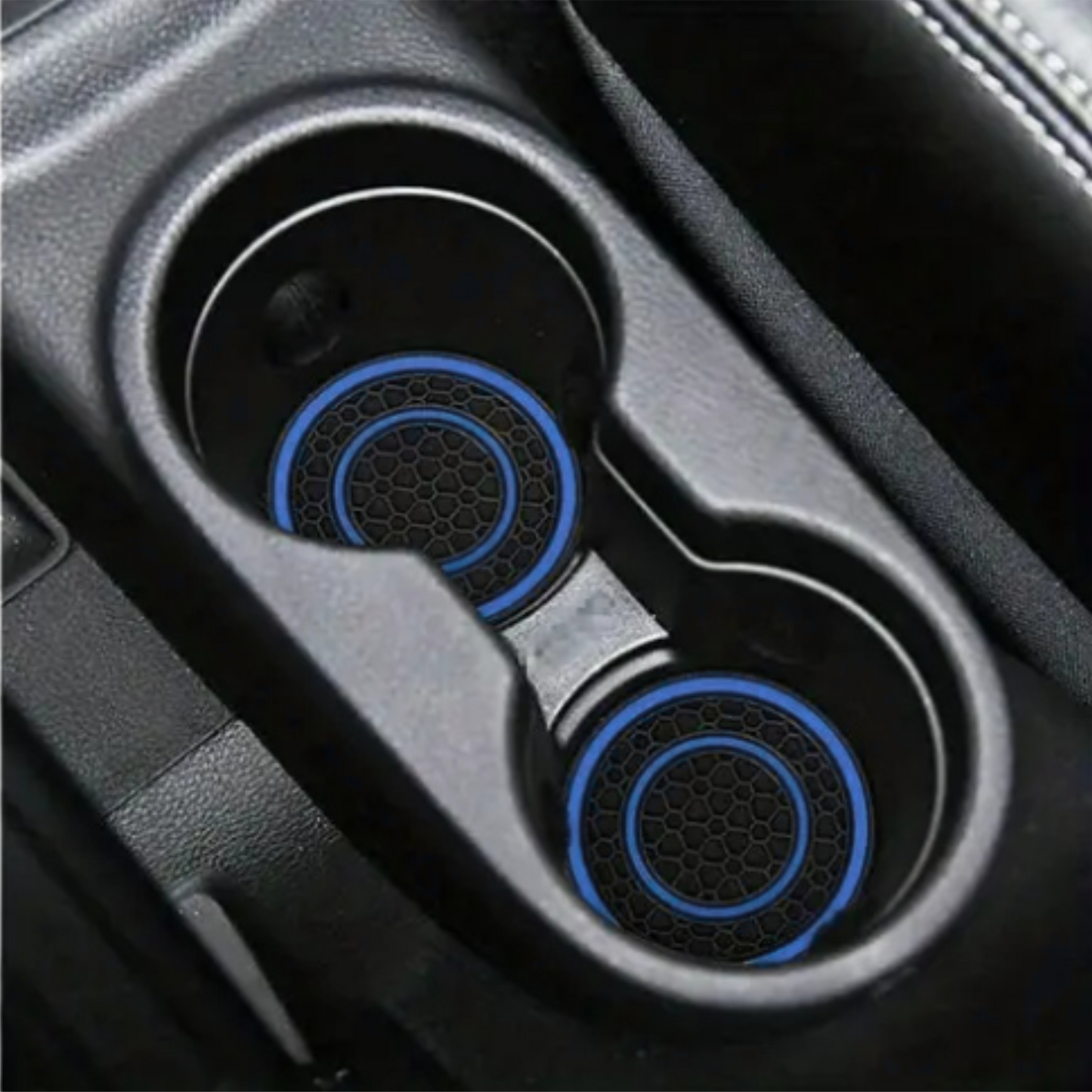 2Pc Anti-Slip Removable Car Coasters - Assorted Colours Available