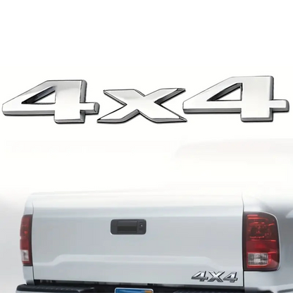 3D Metal Sticker Emblem - 4x4 Badge