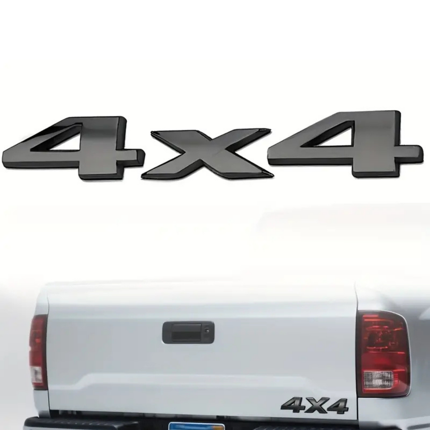 3D Metal Sticker Emblem - 4x4 Badge