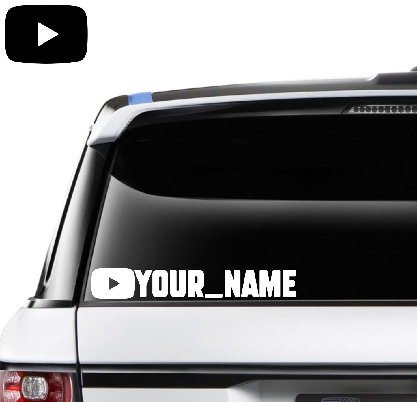Custom YouTube Channel Decal - 280mm