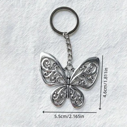 Large Butterfly Keyring