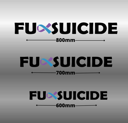Fuck Suicide Banner (Style 1)