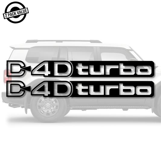 D4D Turbo Toyota Prado Landcruiser Twin Pack