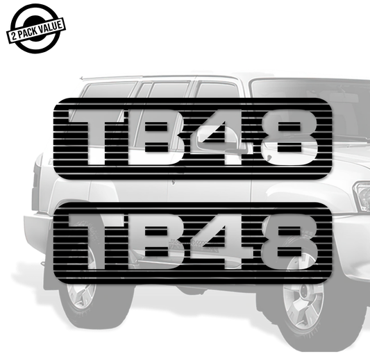TB48 1/4 Panel Decal - Twin Pack