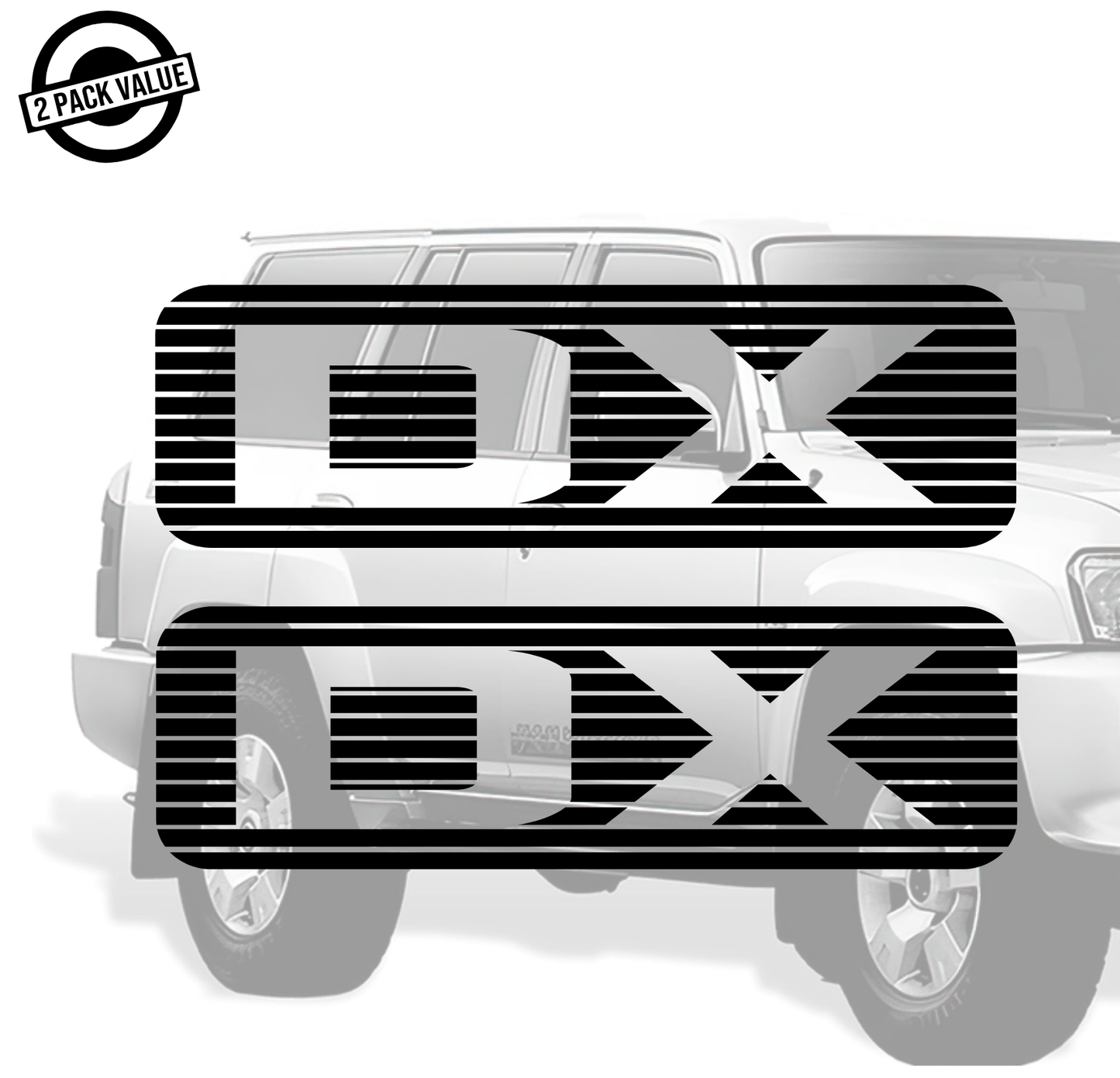 DX 1/4 Panel Decal - Twin Pack