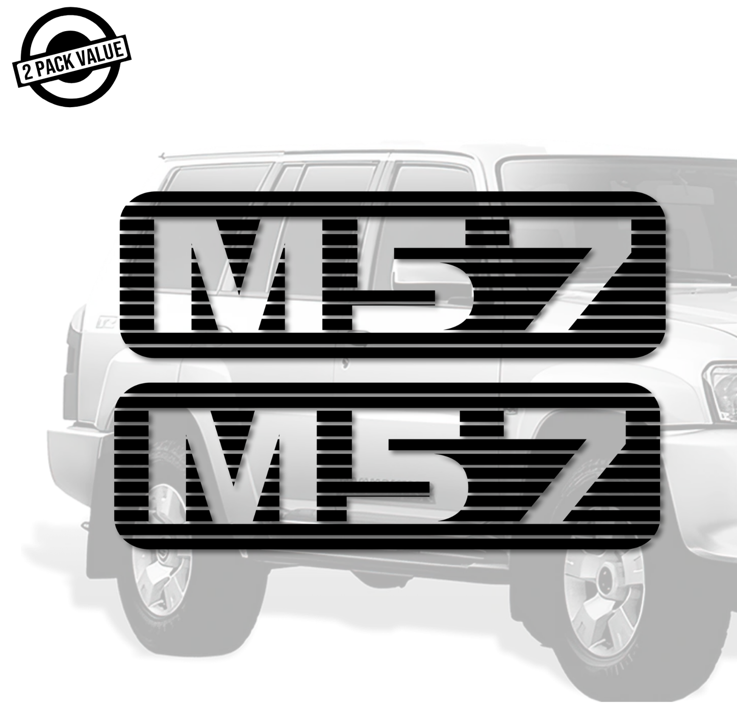 M57 1/4 Panel Decal - Twin Pack
