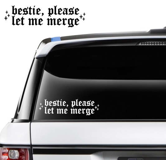 Bestie, Please Let Me Merge