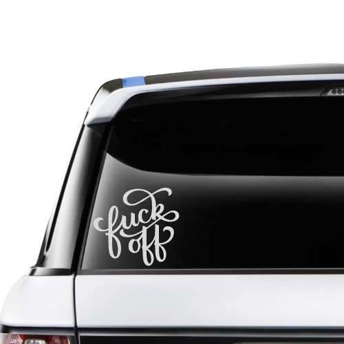 Fuck Off Car Stickers,Offensive Car Decals,Best Offensive Car Stickers ...