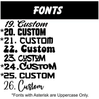 Create Your Own Custom Decal - 400mm