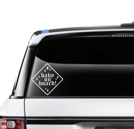 Goth Style Baby On Board