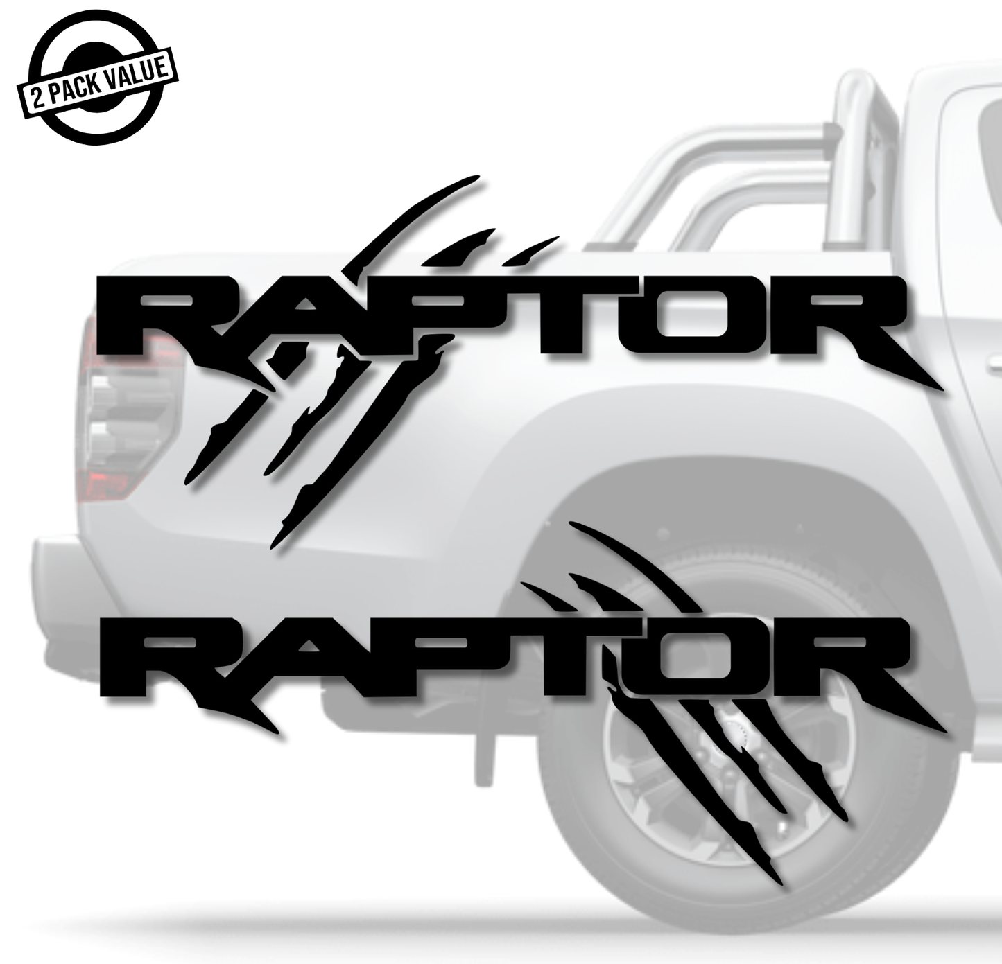 Raptor with Claw Marks - Twin Pack